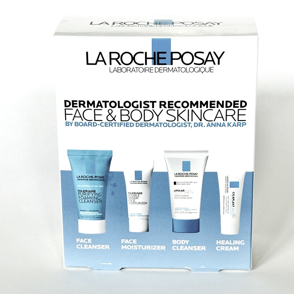 La Roche Posay Face and Body Sample set NEW NIB